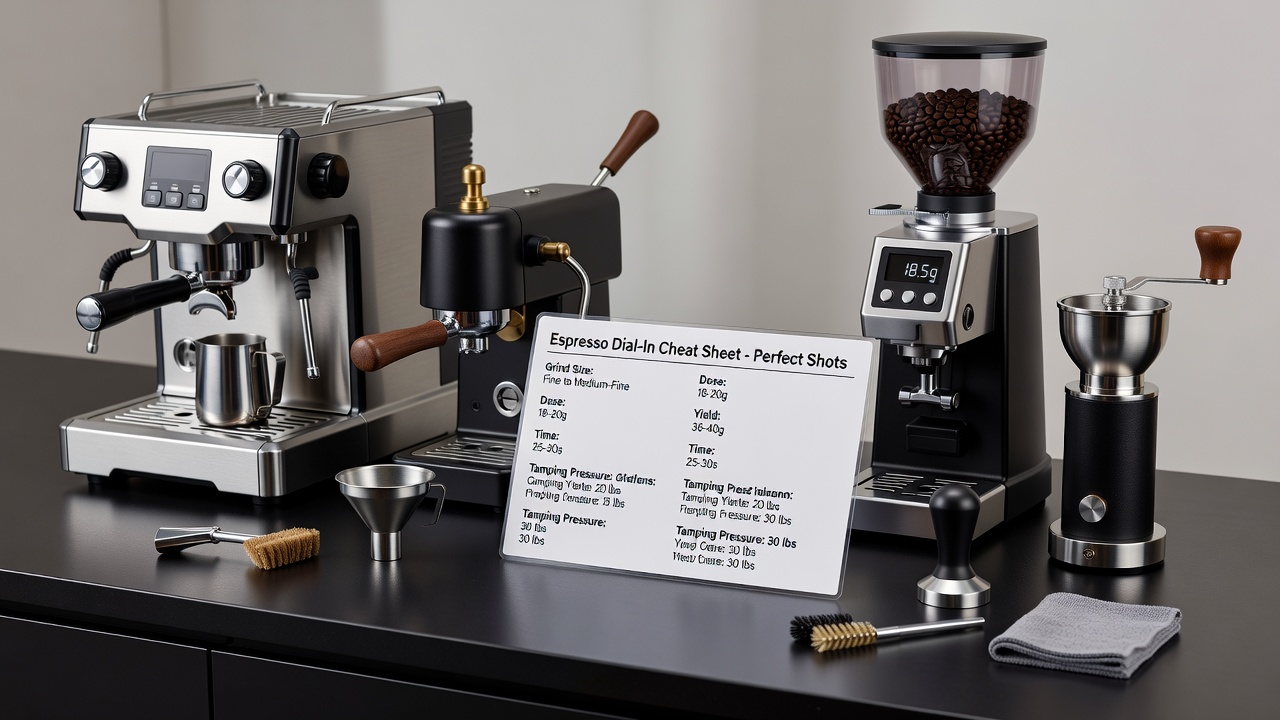 Espresso Dial-In Cheat Sheet Cover